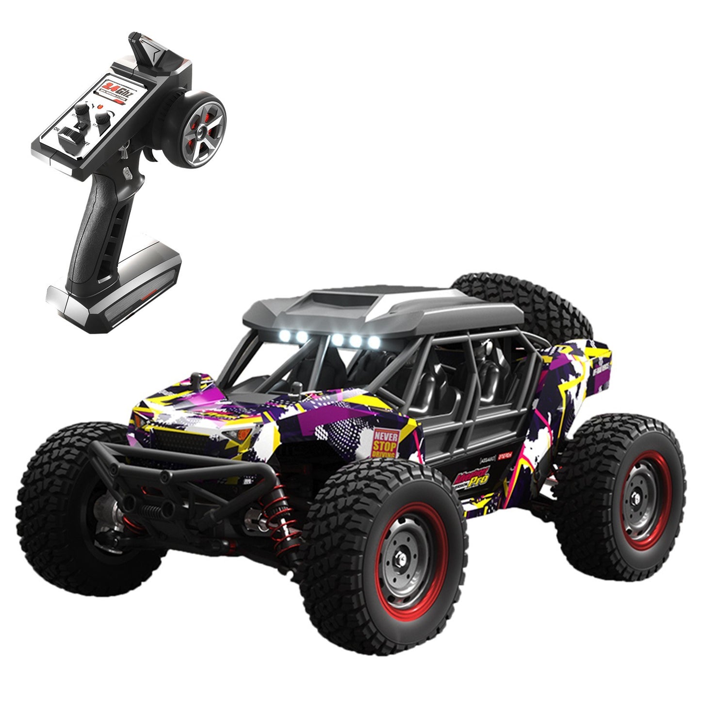 1/16 Brushless 4WD RC Truck: High Speed 70km/h Off-Road Vehicle - 2.4GHz Remote Control