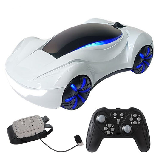 2.4GHz RC Drift Car with Dual Spray, Gesture Control, Watch, Lights & Sound