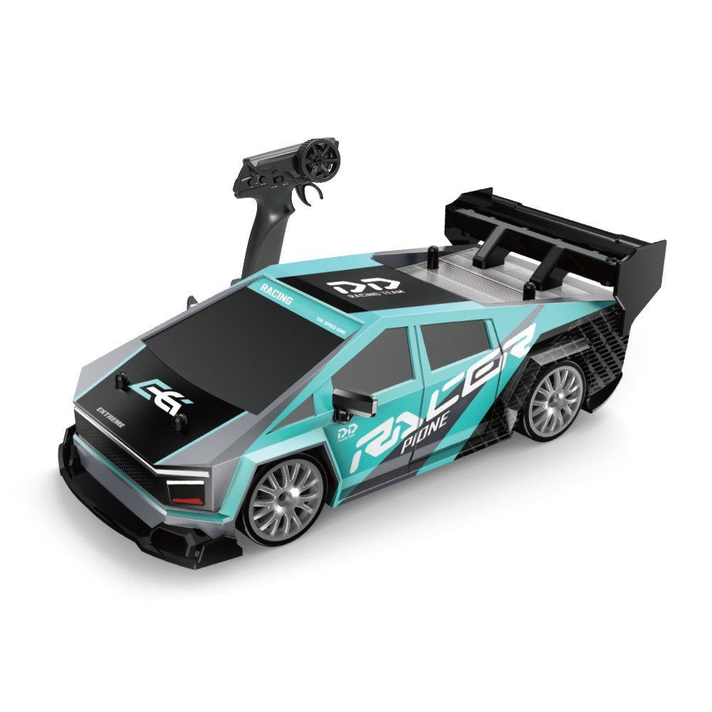 1:24 4WD 2.4GHz RC Drift Car - 30KM/H, LED Lights, Replaceable Wheels