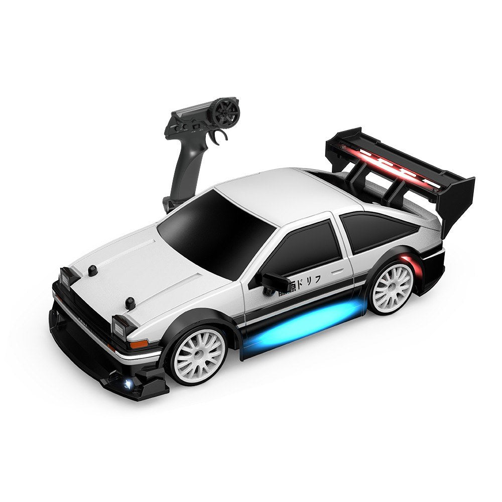 1:24 4WD 2.4GHz RC Drift Car - 30KM/H, LED Lights, Replaceable Wheels