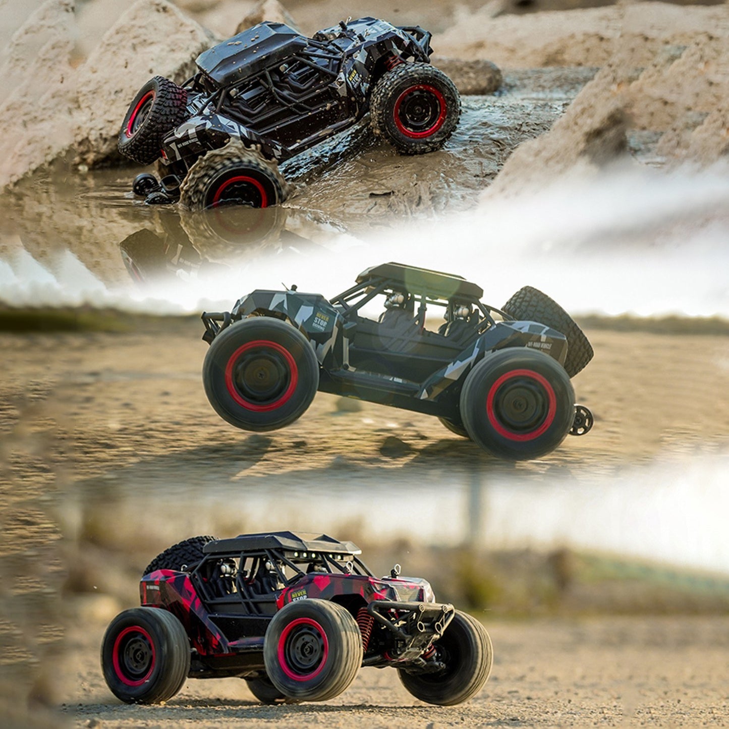 1:16 4WD 38km/h 2.4G Remote Control Off-Road Car Toy - SCY-16106