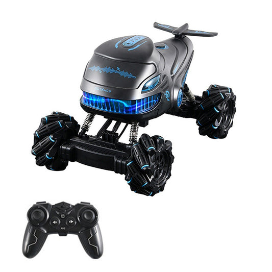 2.4GHz 360° Rotating RC Car Toy with Lights, Sound & 4WD Spray