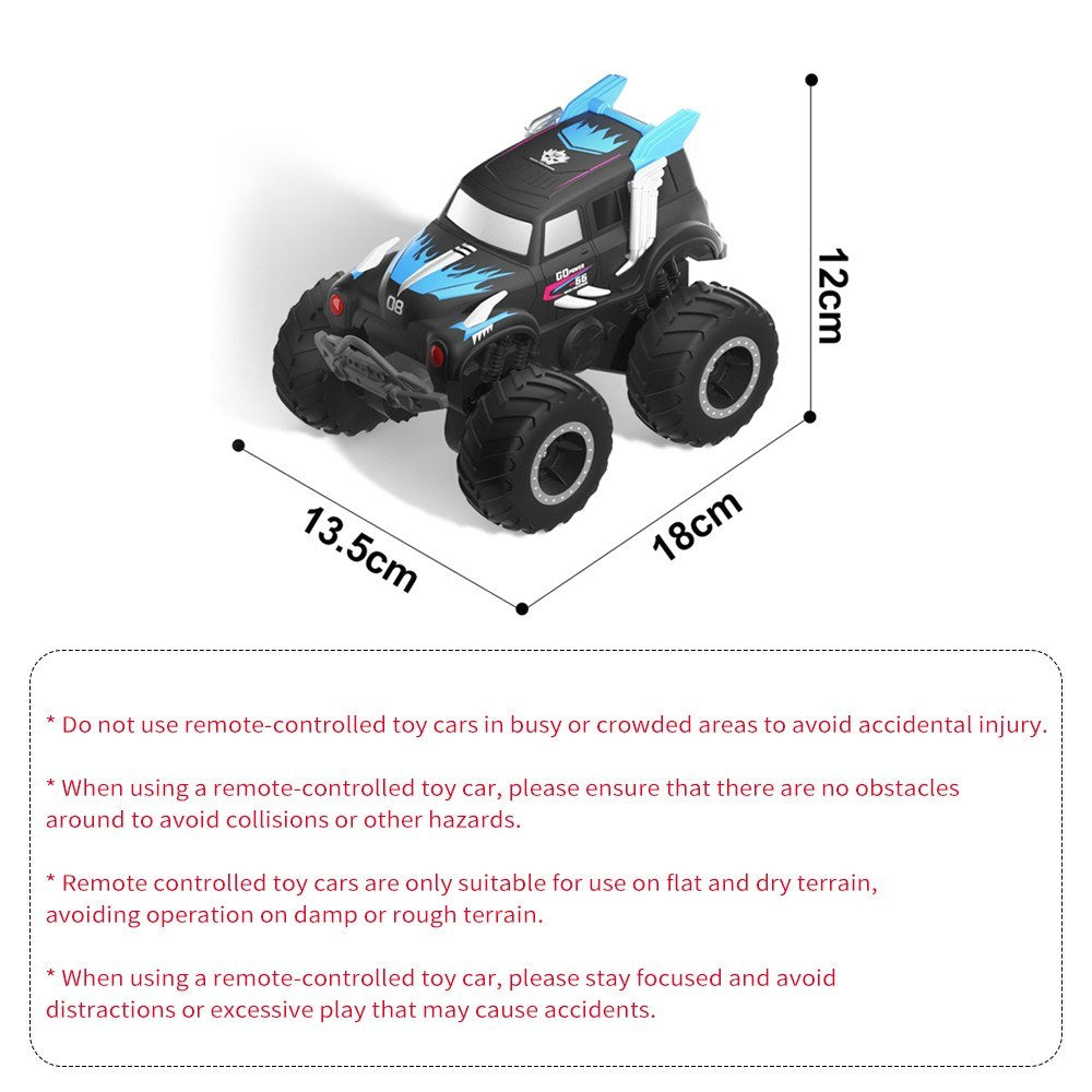 2.4 GHz 4WD Amphibious Off-Road RC Stunt Car, Dual-Side Drive