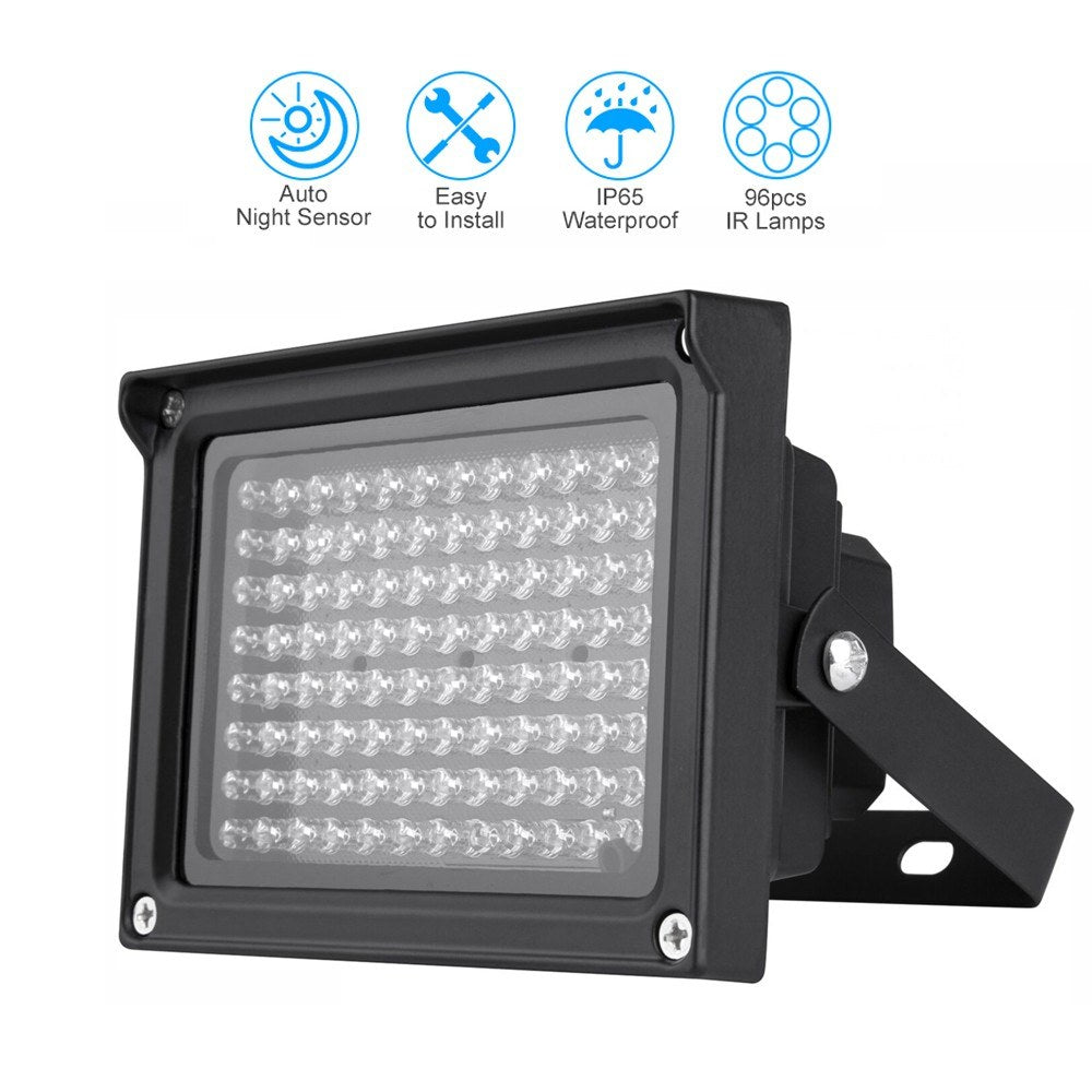 Outdoor Waterproof 96 LED IR Illuminator for Night Vision CCTV Security Camera