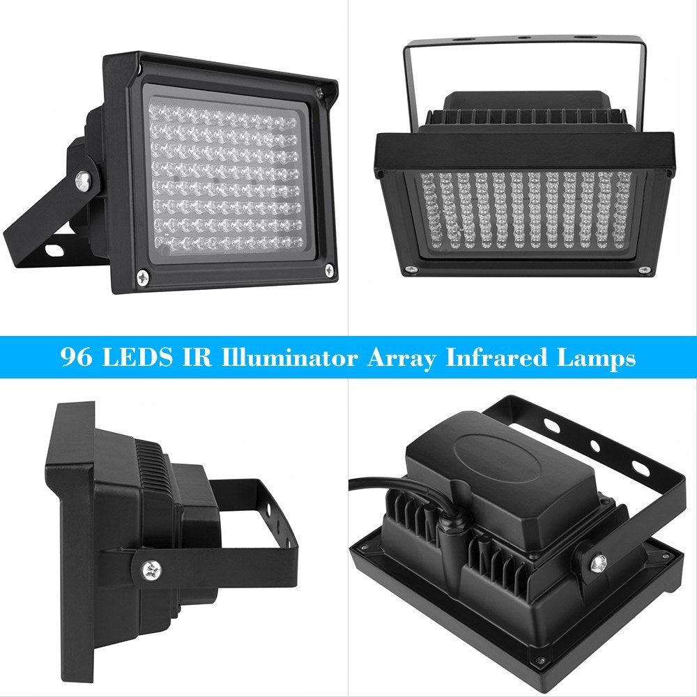 Outdoor Waterproof 96 LED IR Illuminator for Night Vision CCTV Security Camera