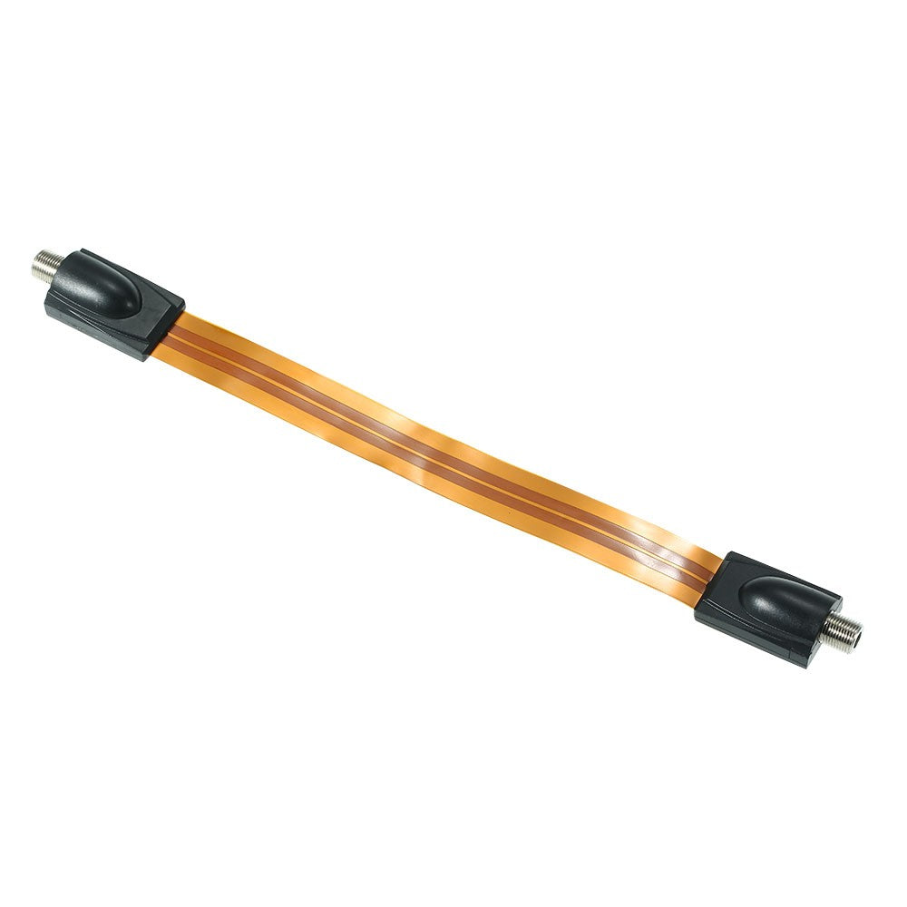 Slim Flat Power Cable 26cm - No Drill F Connector with F Male Camera Adapter