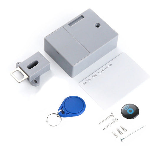Smart Lock Cabinet Drawer with Battery, IC Card & Key Access