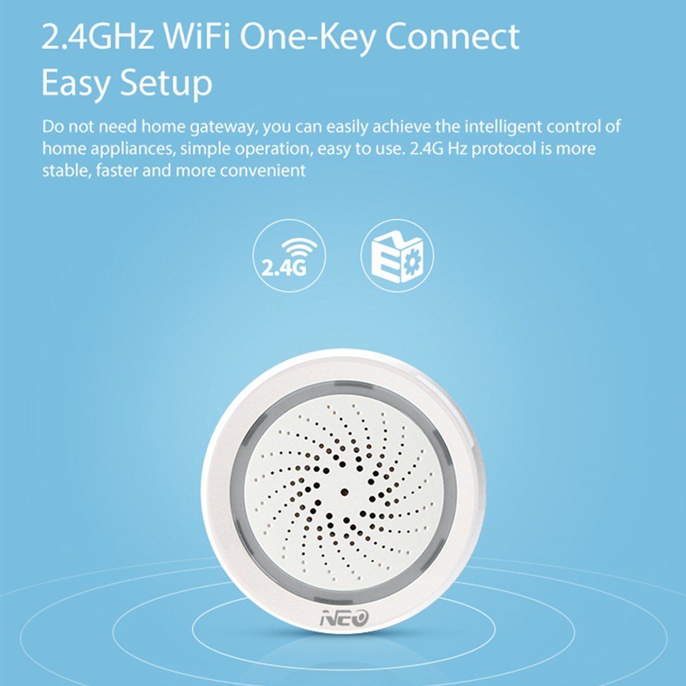 Smart WiFi Alarm Sensor - NEO Siren