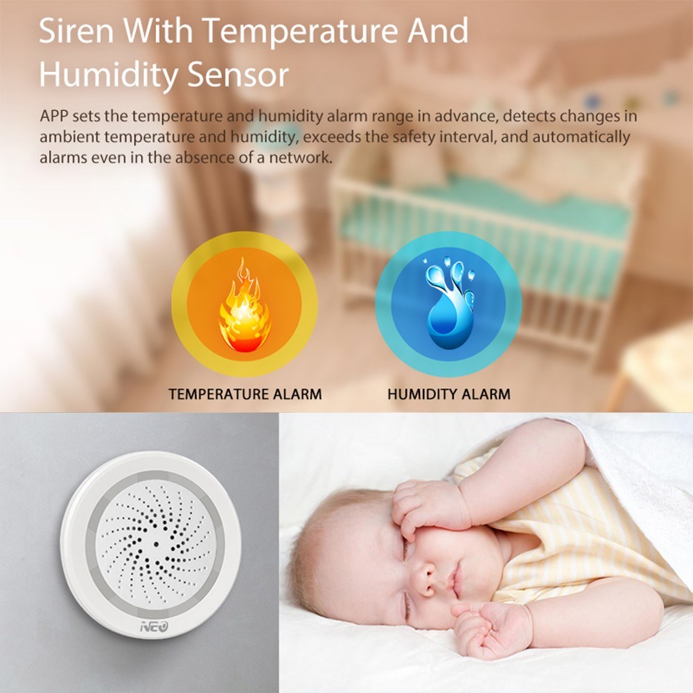 Smart WiFi Alarm Sensor - NEO Siren
