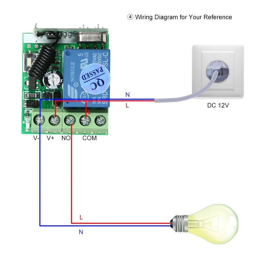 Smart Wireless Remote Control Switch