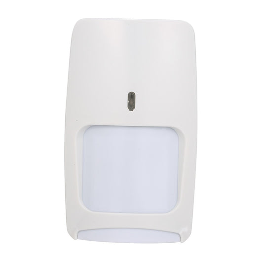 Wall Mounted Dual-Tech Infrared & Microwave Motion Detector with Pet Immunity for Home Security Alarm System