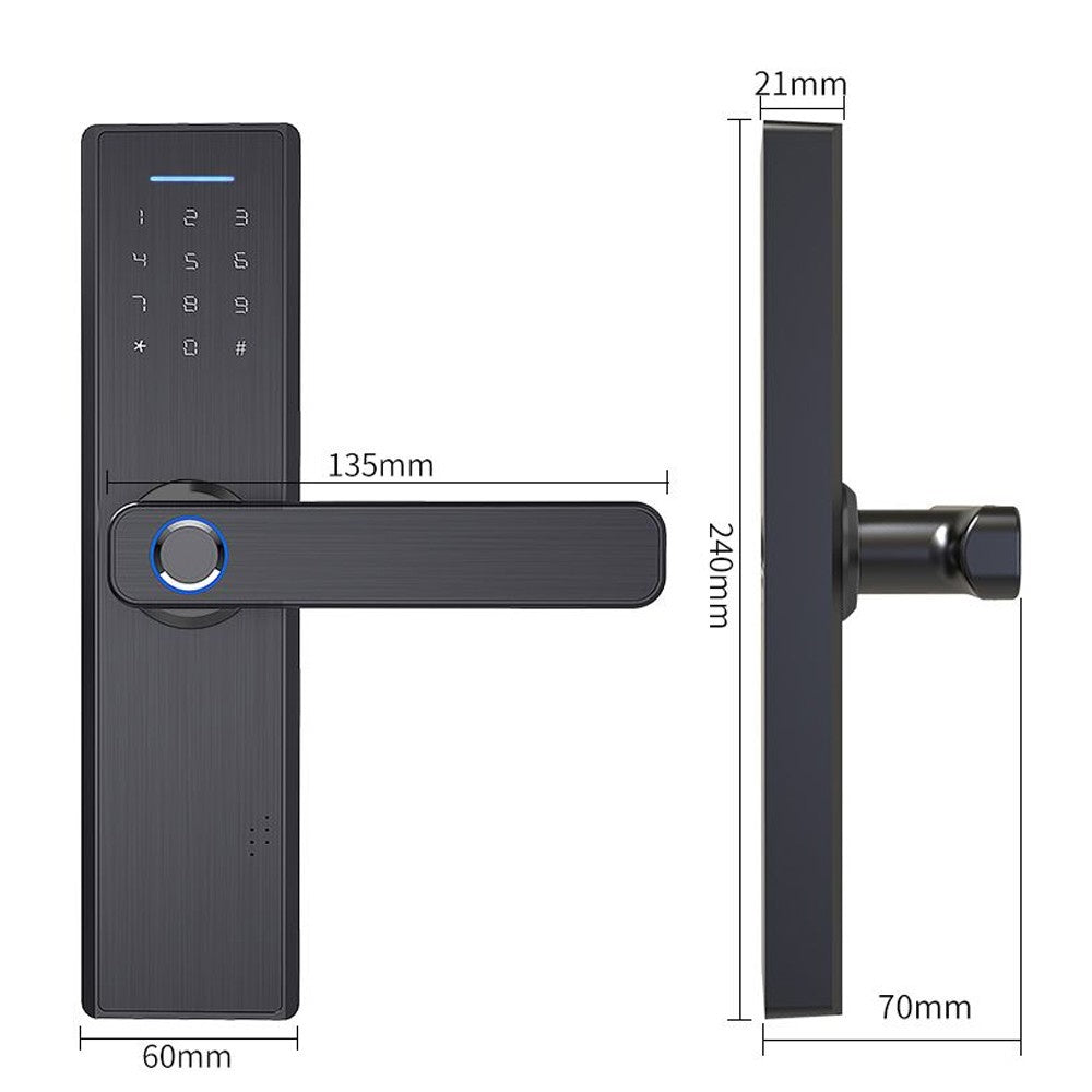 WiFi Smart Door Lock with App Control and Password Access