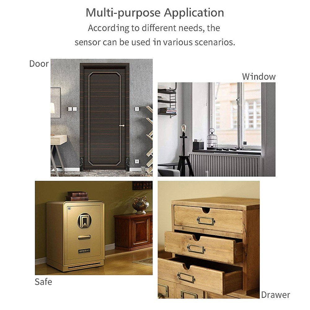 Smart WiFi Door and Window Alarm Sensor