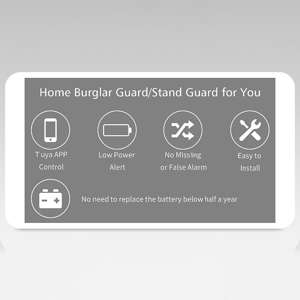 Smart WiFi Door and Window Alarm Sensor
