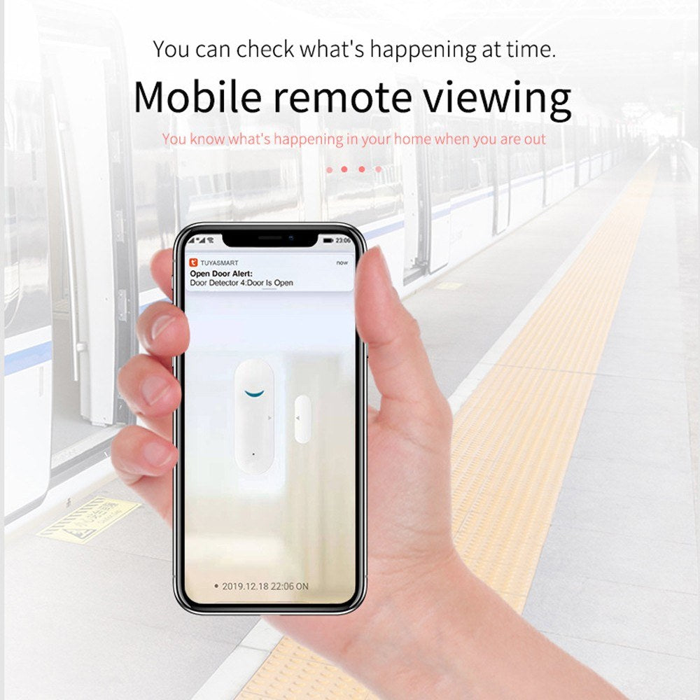 Smart WiFi Door and Window Alarm Sensor