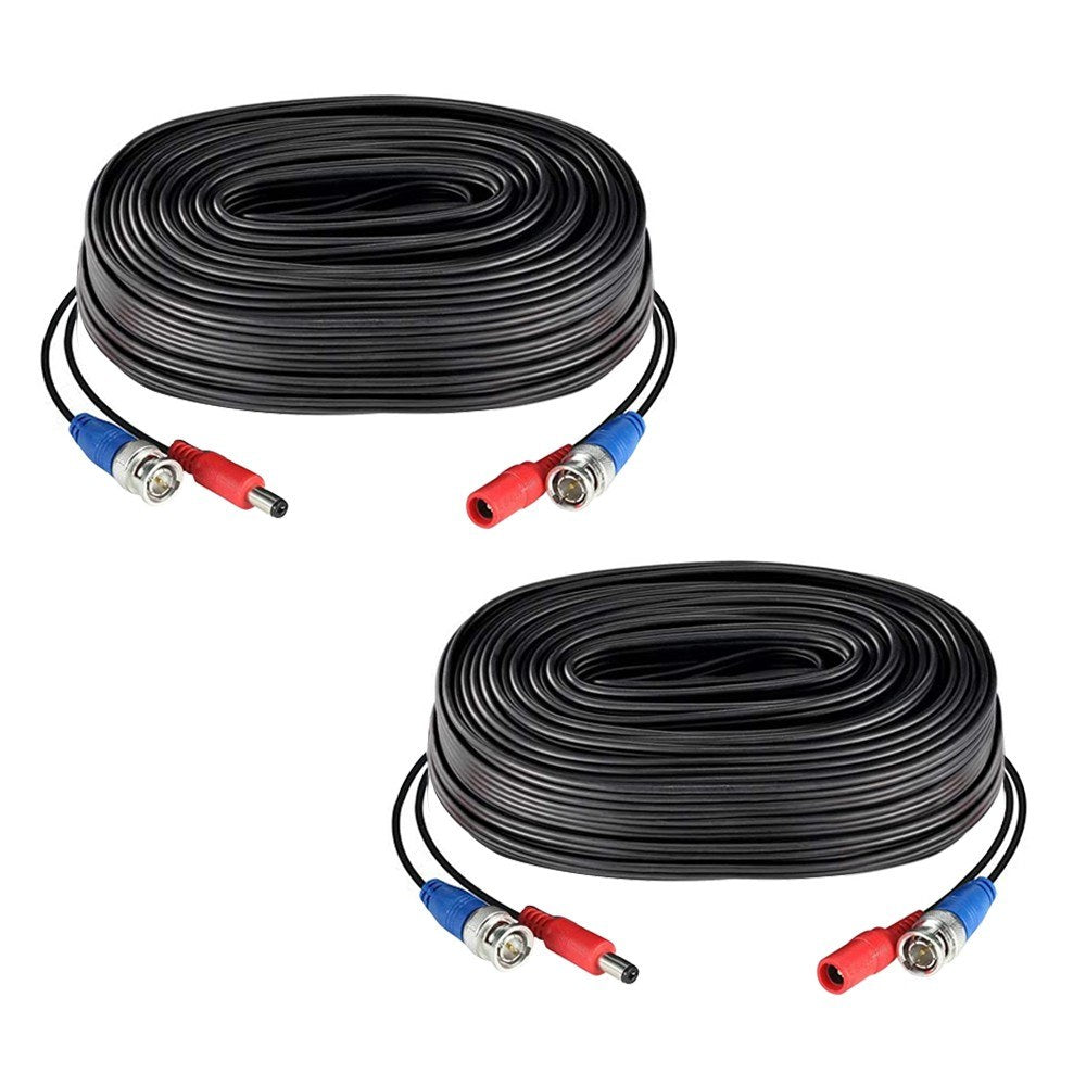 60ft (18.3m) 2-in-1 CCTV Video & Power Cable