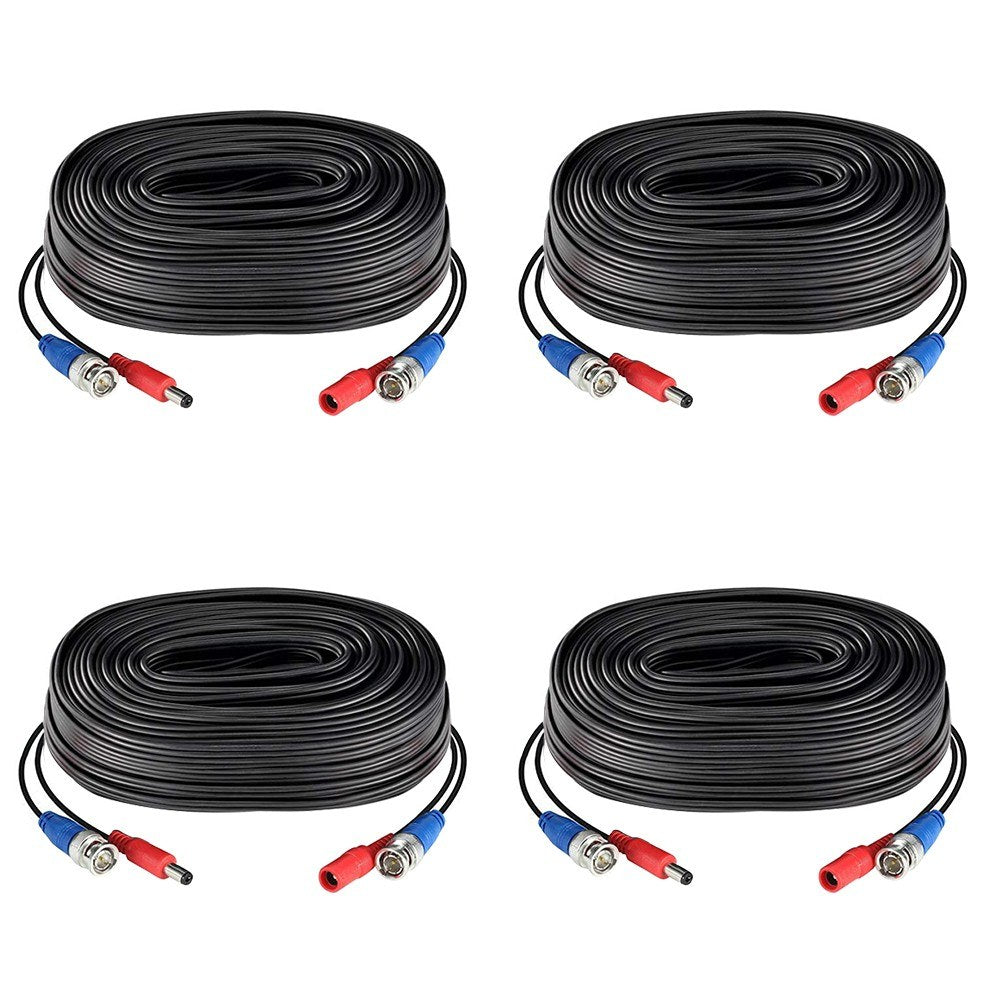 60ft (18.3m) 2-in-1 CCTV Video & Power Cable