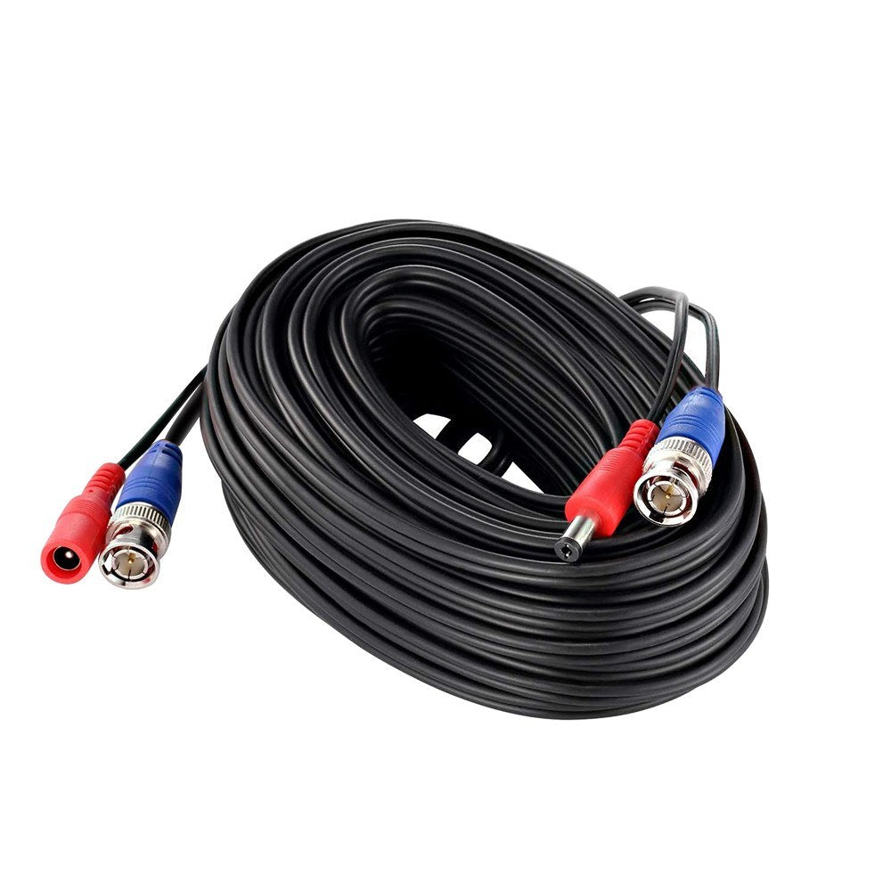 60ft (18.3m) 2-in-1 CCTV Video & Power Cable