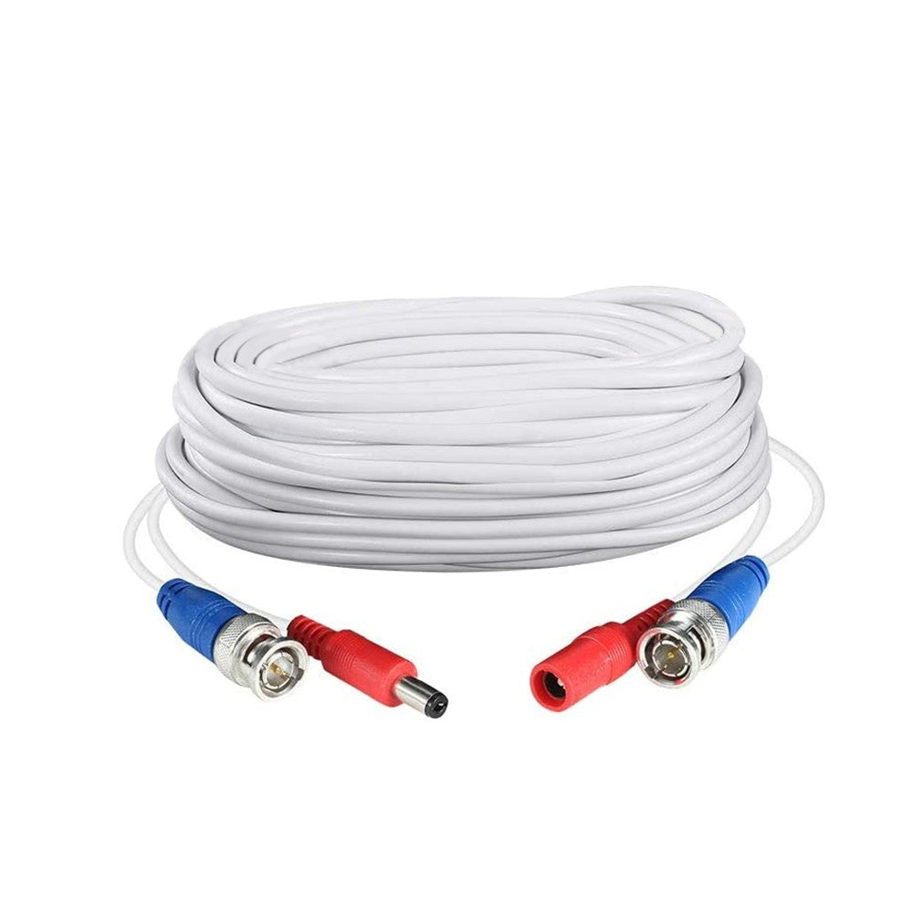 60ft (18.3m) 2-in-1 CCTV Video & Power Cable
