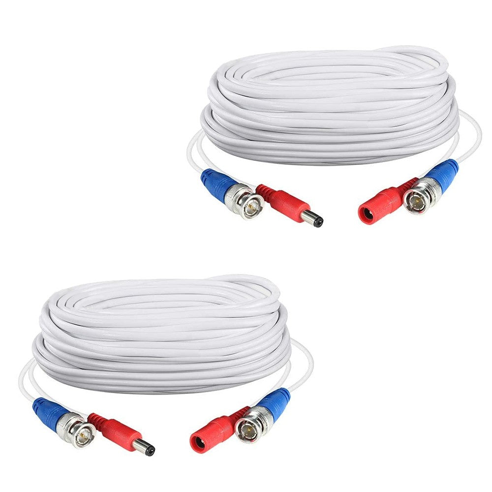 60ft (18.3m) 2-in-1 CCTV Video & Power Cable