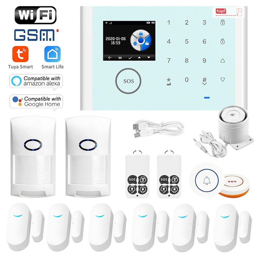CS118 Smart Home Alarm System: WiFi, GSM, GPRS 3-in-1 Network