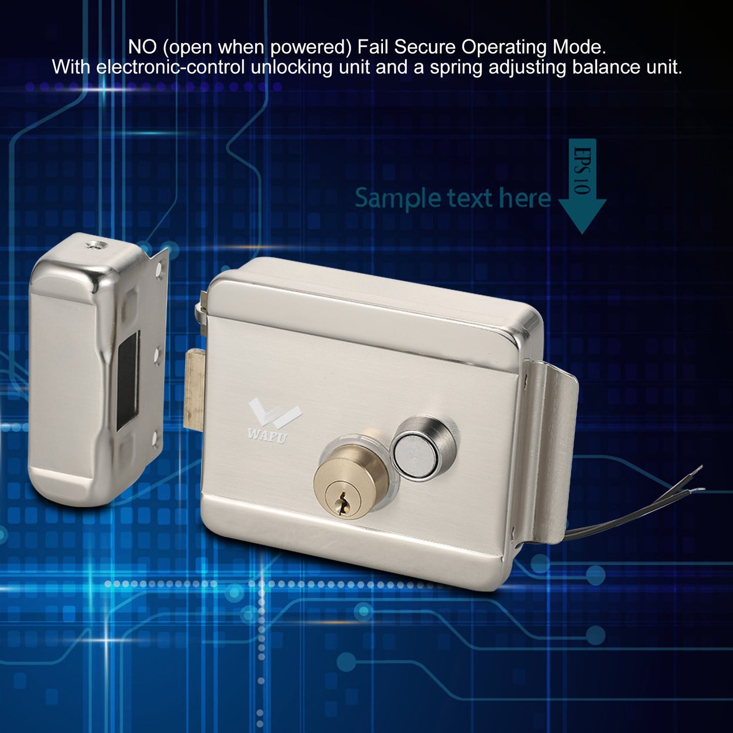 Smart Electric Gate Door Lock by WAFU