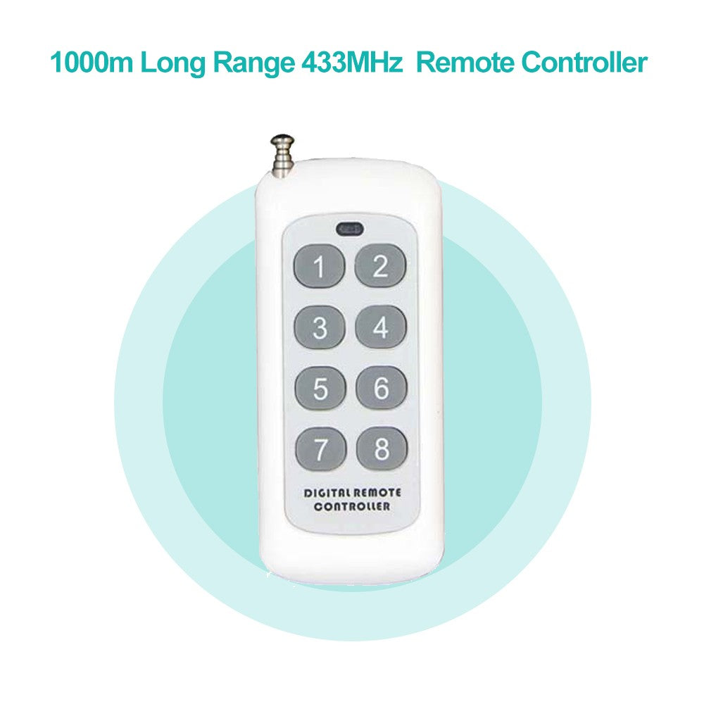 High Power 1CH Wireless Remote Control - 1000m Long Range
