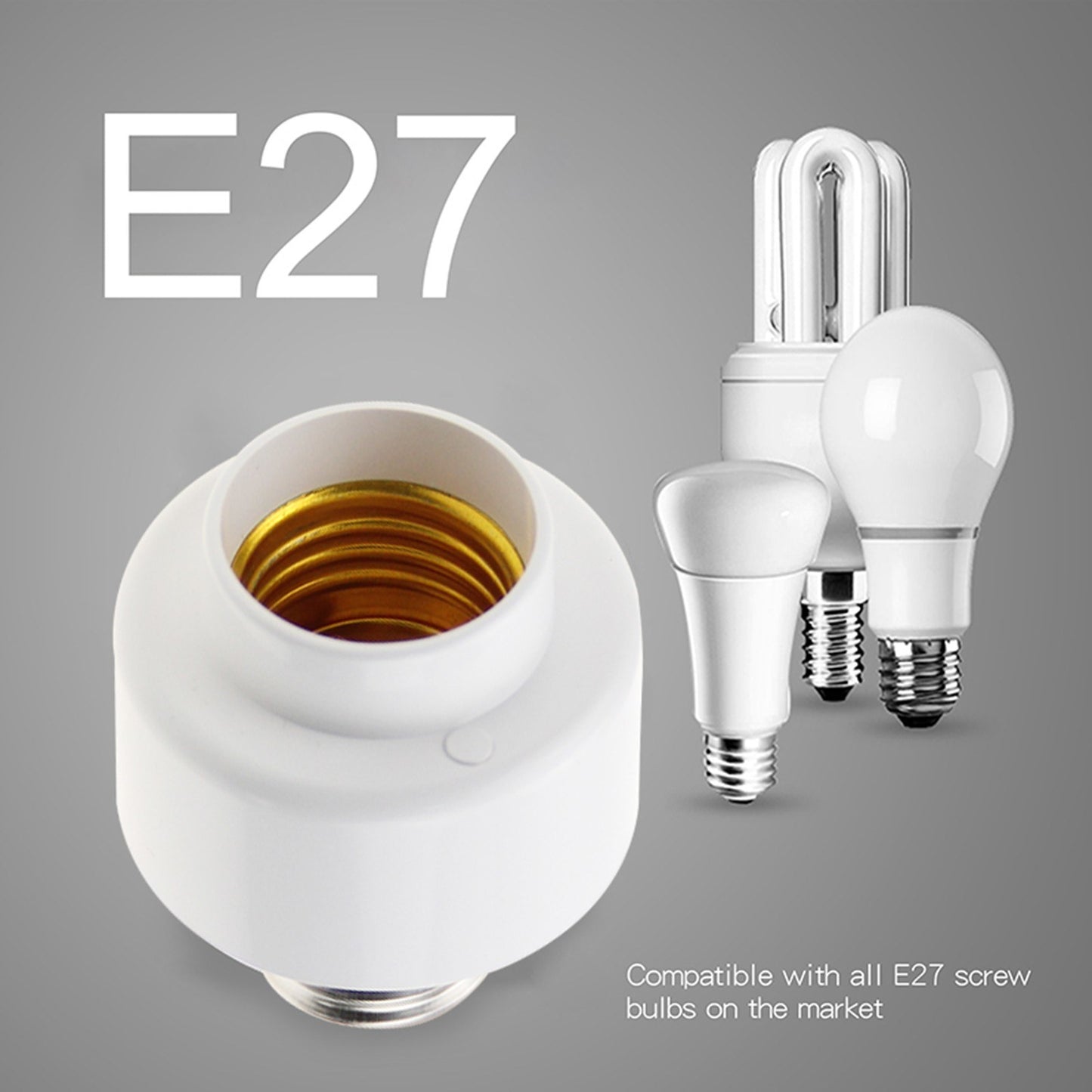 Tuya WiFi Smart Light Bulb Holder E27 Wireless