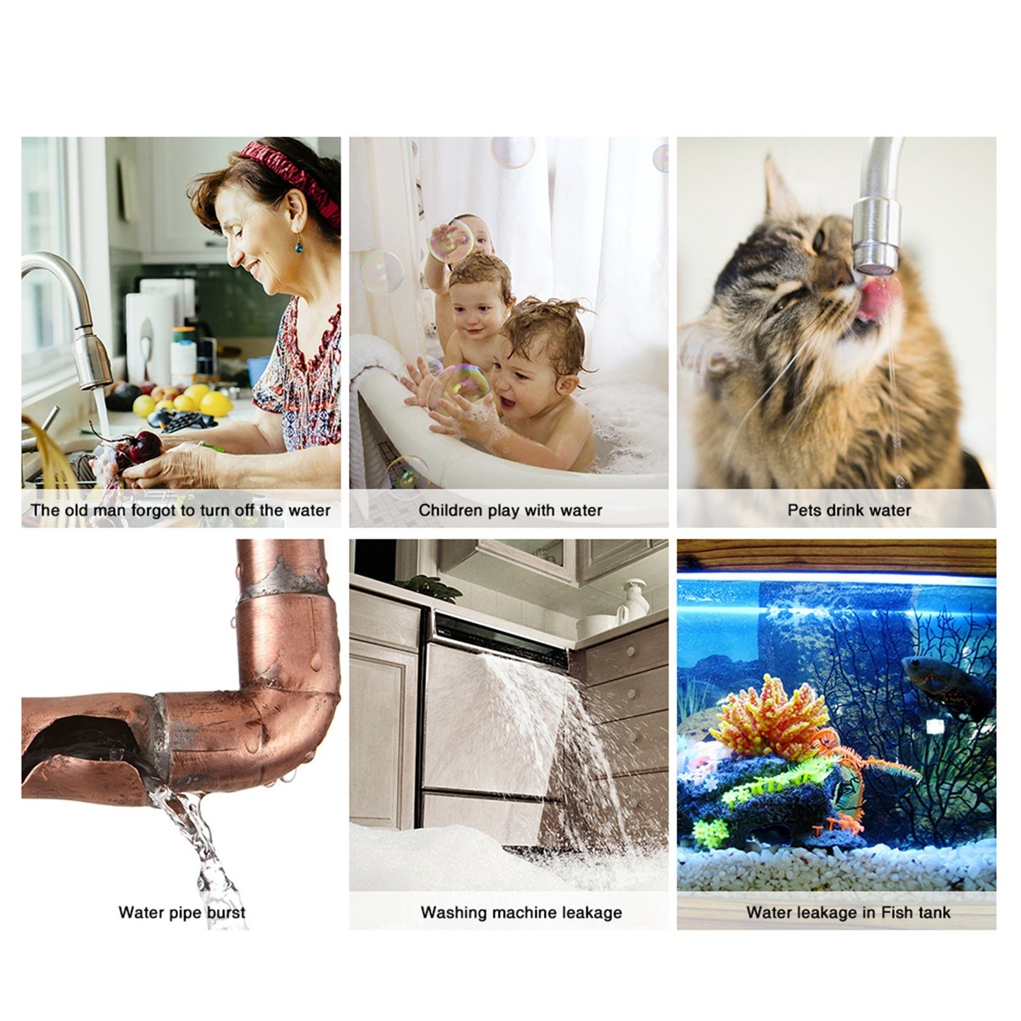 eWeLink 433MHz Wireless Water Leak Detector