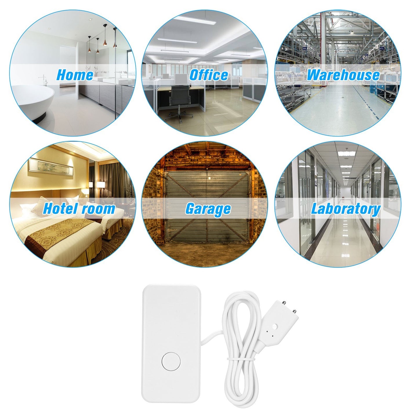 eWeLink 433MHz Wireless Water Leak Detector