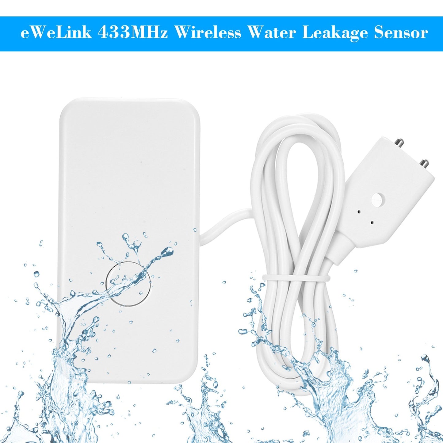 eWeLink 433MHz Wireless Water Leak Detector