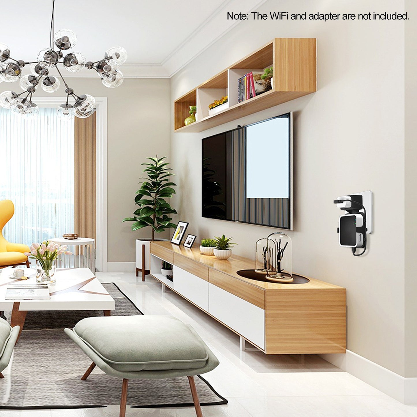 Outlet Wall Mount Holder - Single Piece