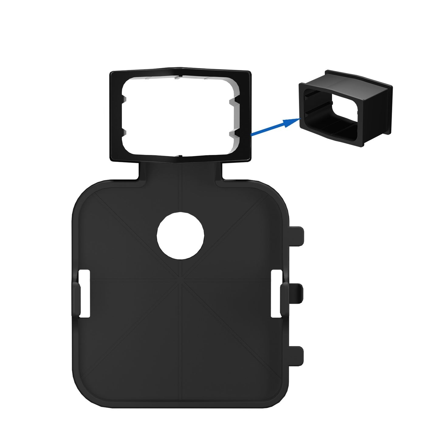 Outlet Wall Mount Holder - Single Piece