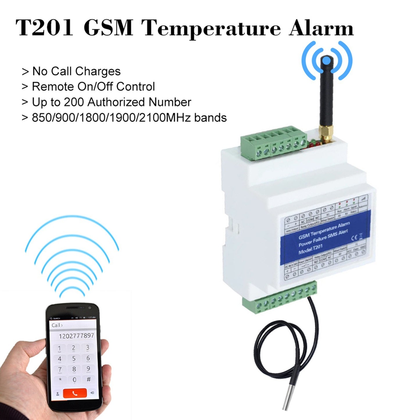 Wireless GSM Remote Relay Switch Controller