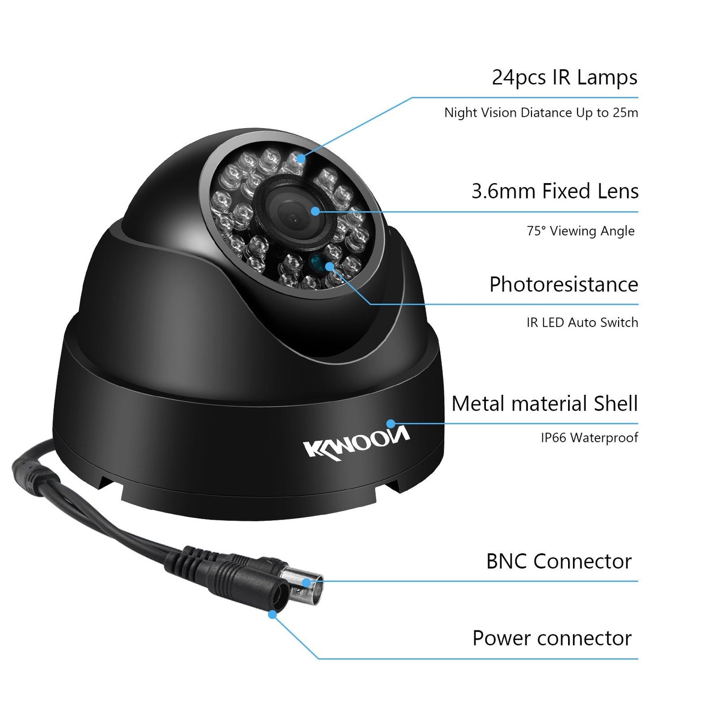 Full HD 1080P Surveillance Camera