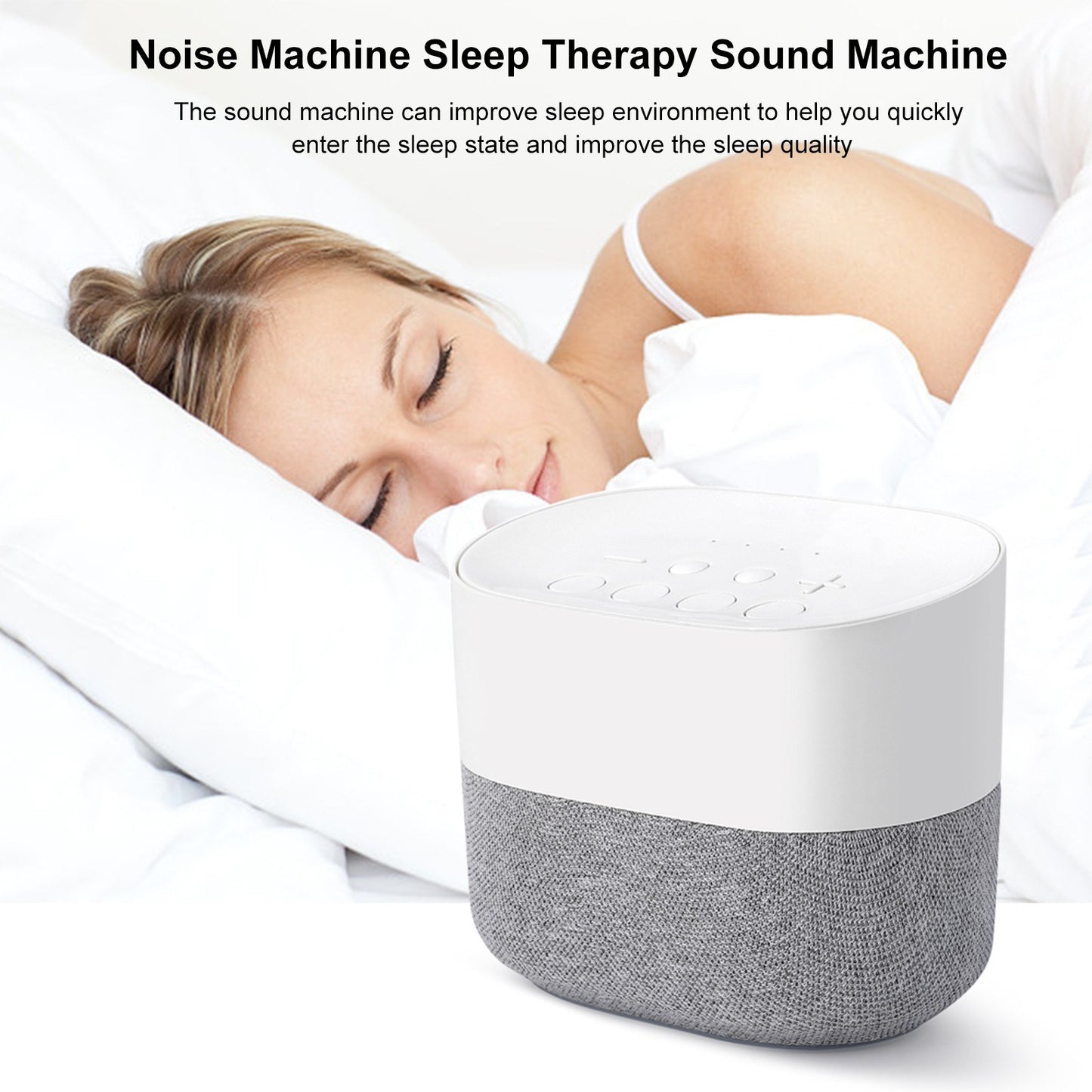 Sound Machine for Sleep Therapy with White Noise