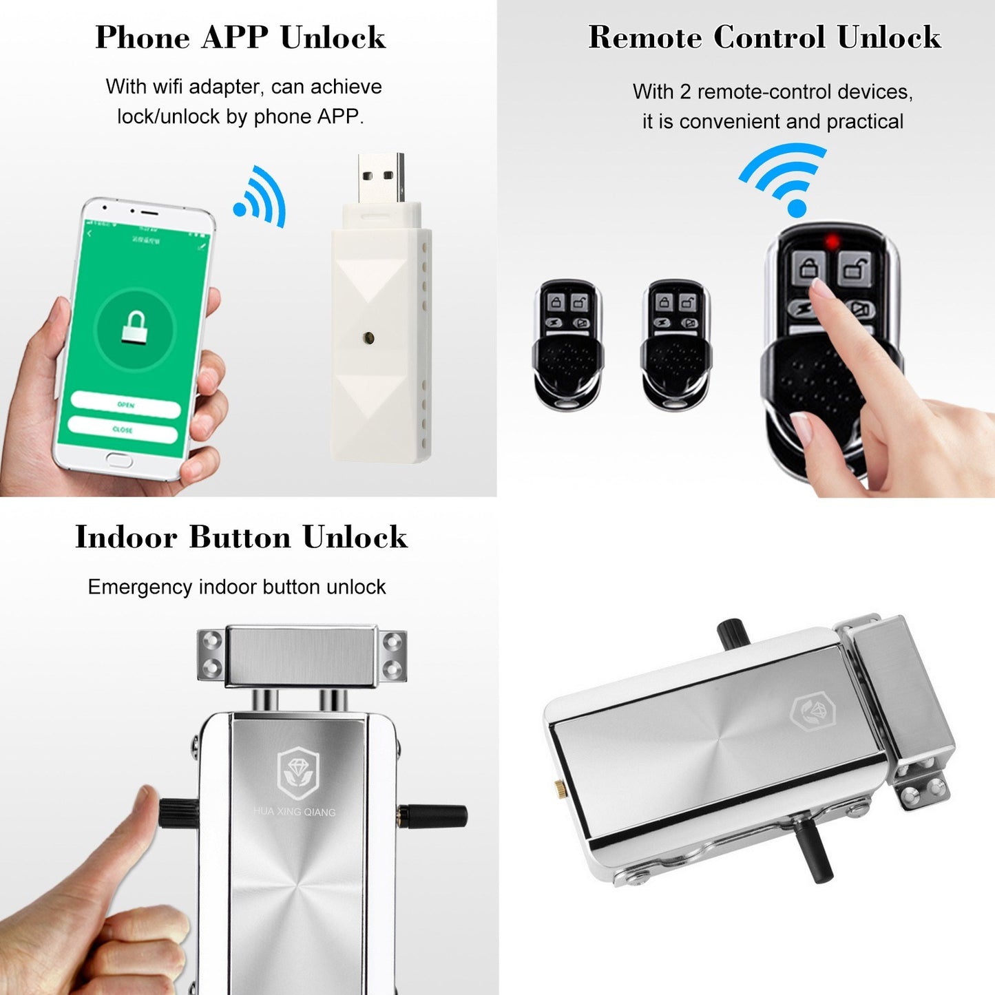 Smart WiFi Door Lock Kit for Home Security