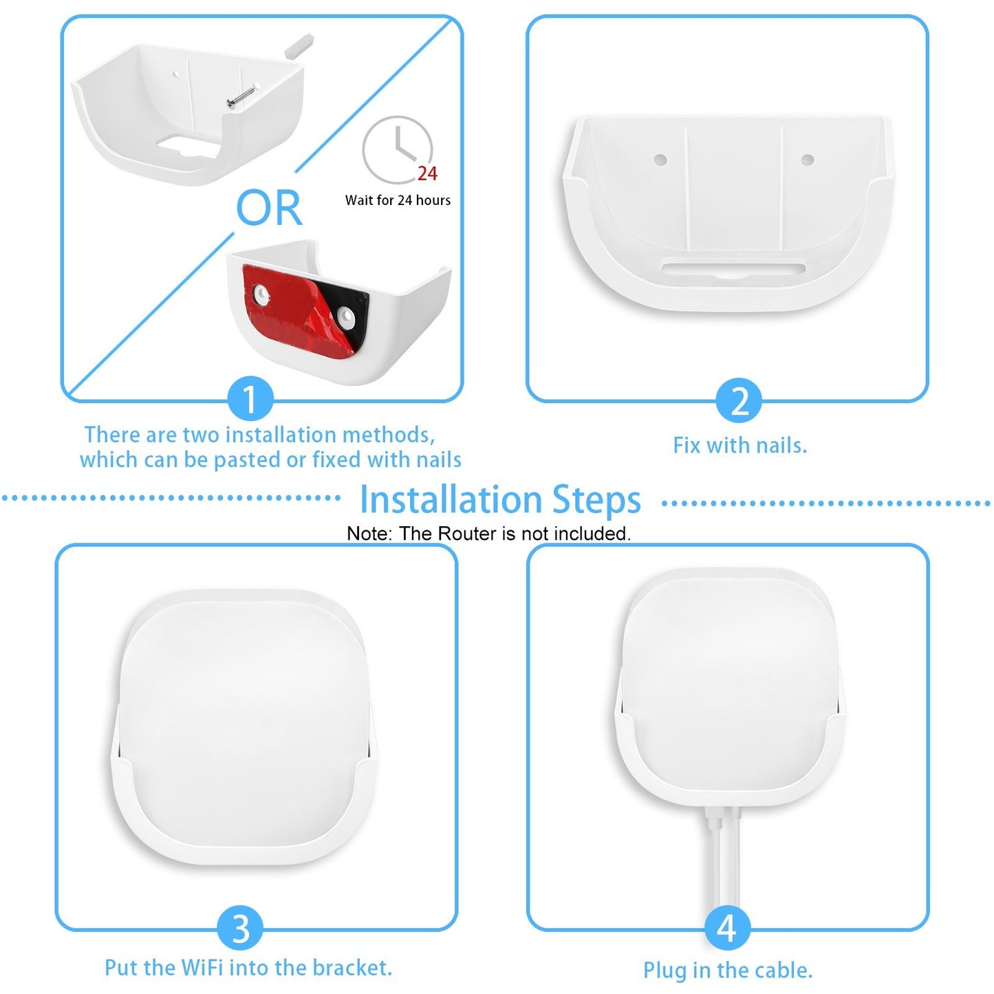 Seamless Wall Mount Bracket