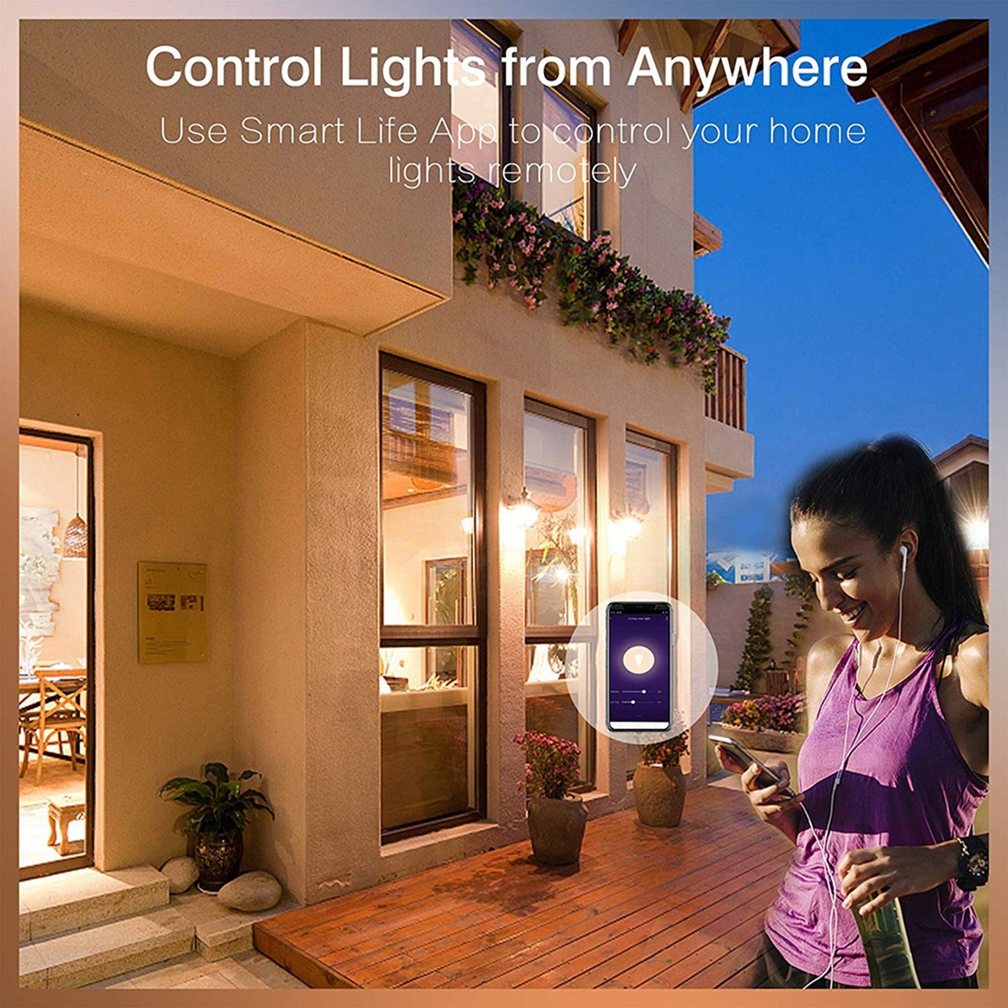 Smart LED WiFi Bulb - RGB+W+C