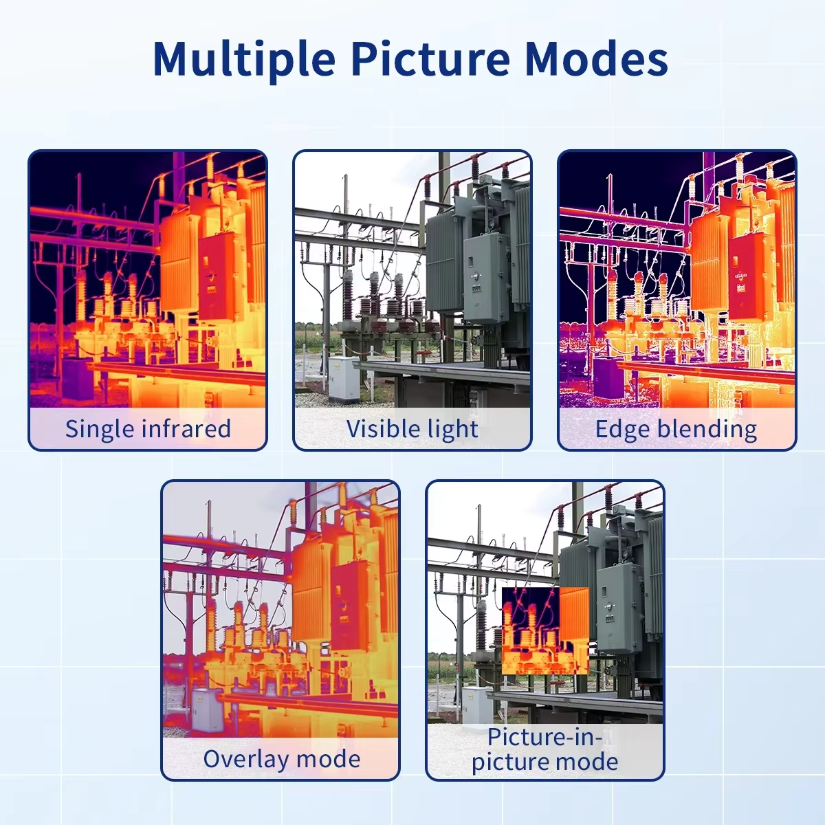 TOOLTOP ET693C Thermal Imaging Camera – 256×192 IR Sensor + 1080P Visible, 512×384 Super IR Enhancement, for Automotive & Electrical Diagnostics