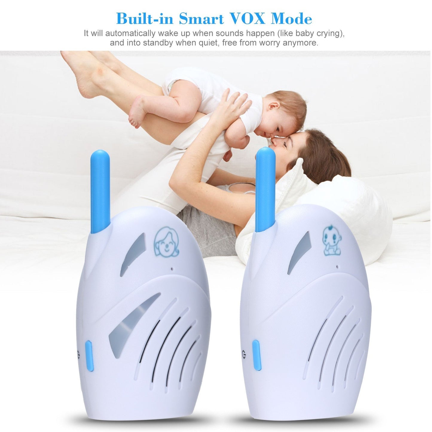 2.4GHz Portable Wireless Digital Baby Audio Monitor