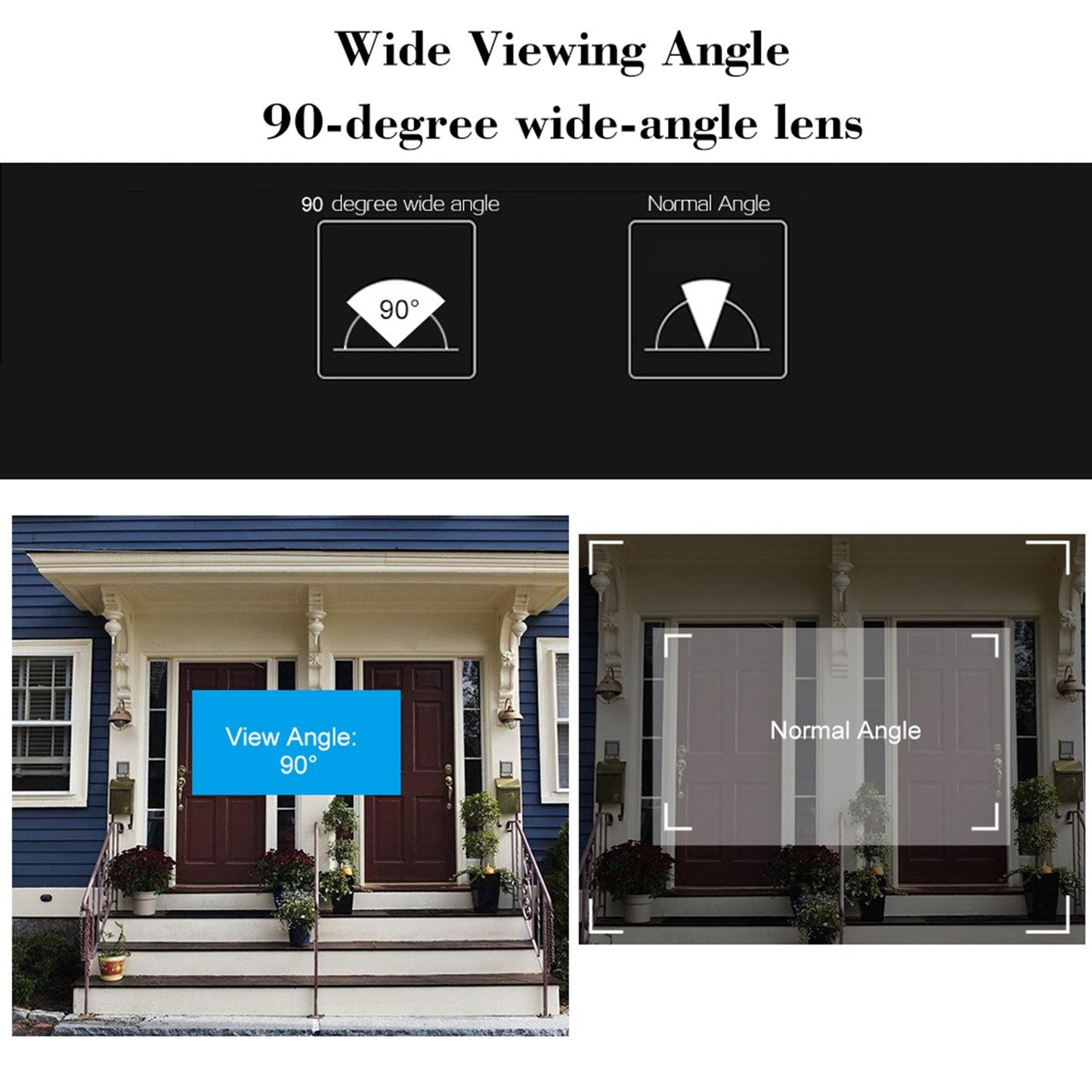 Digital Door Viewer with 2.8 Inch LCD Screen & Camera Doorbell