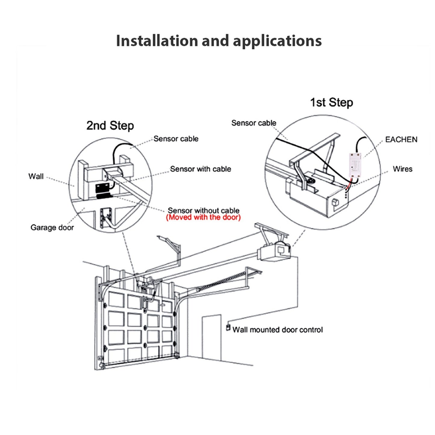Smart WiFi Garage Door Opener Controller