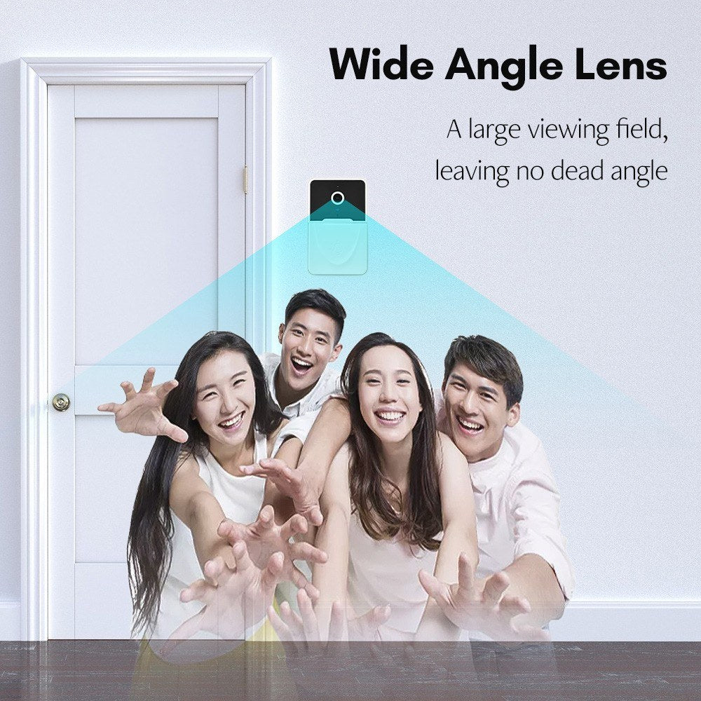 Wireless HD Smart Video Doorbell Camera with PIR Motion Detection and Wi-Fi Intercom for Home Security