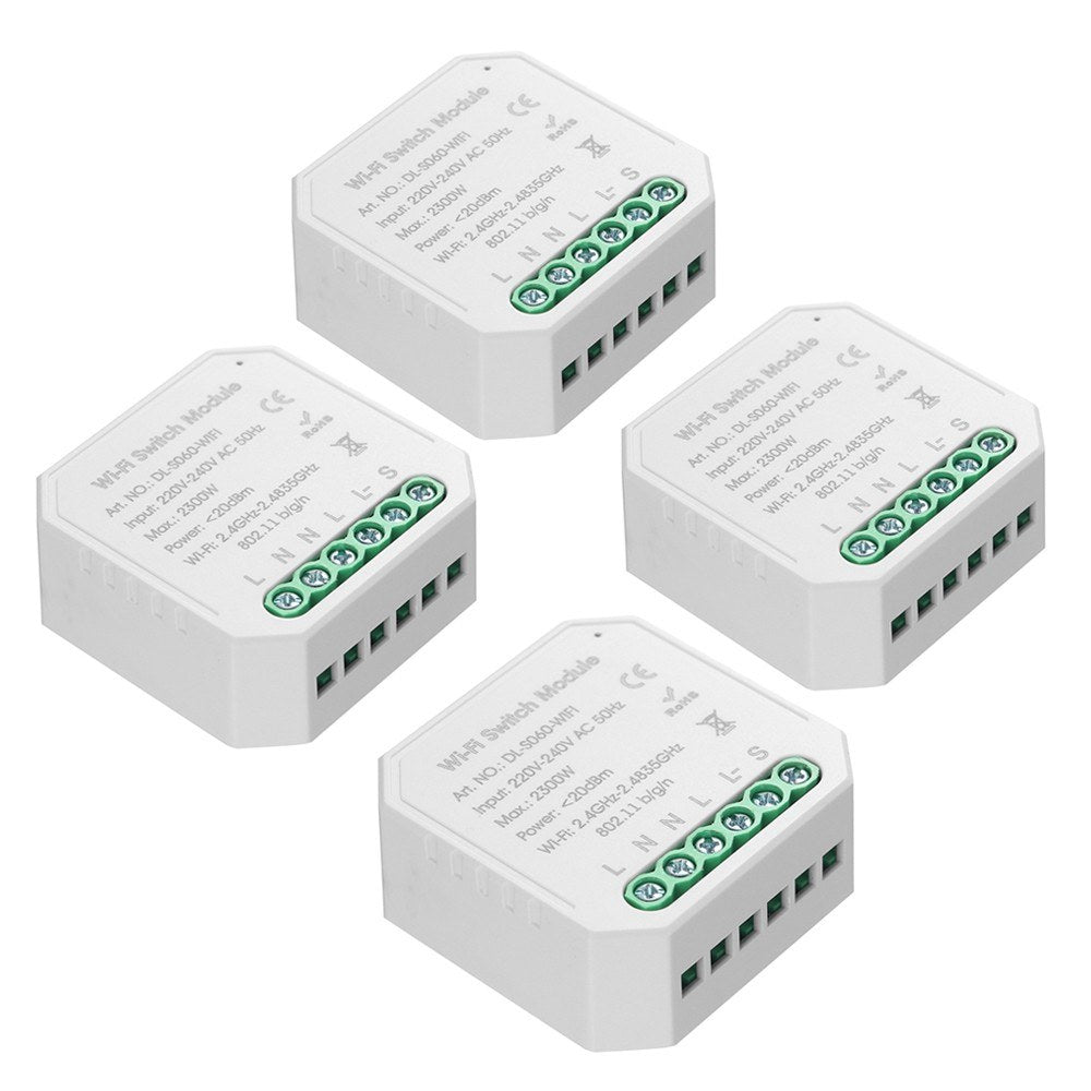Tuya MINI DIY Smart Switch - 3 Pack, One-Way Control