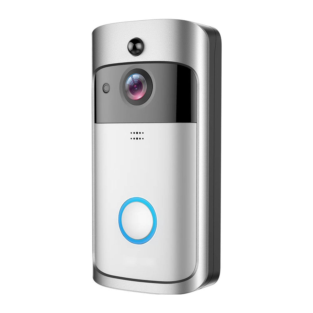 Wireless Smart Video Doorbell with Two-Way Talk, Motion Sensor, Night Vision, Phone Alerts & Waterproof Security Camera