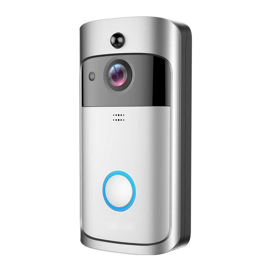 Wireless Smart Video Doorbell with Two-Way Talk, Motion Sensor, Night Vision, Phone Alerts & Waterproof Security Camera
