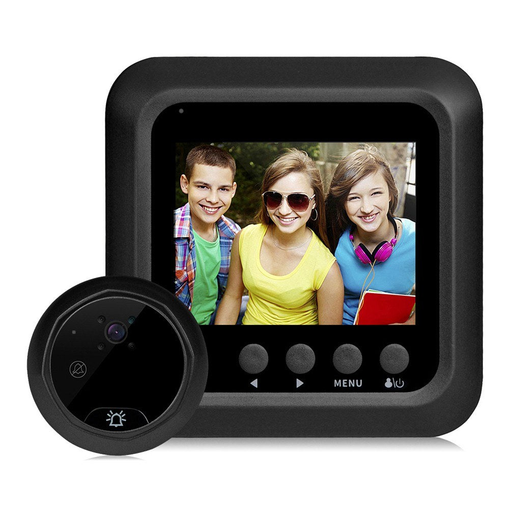 High-Definition 2.4-Inch Smart Video Door Viewer with IR Night Vision & Motion Detection