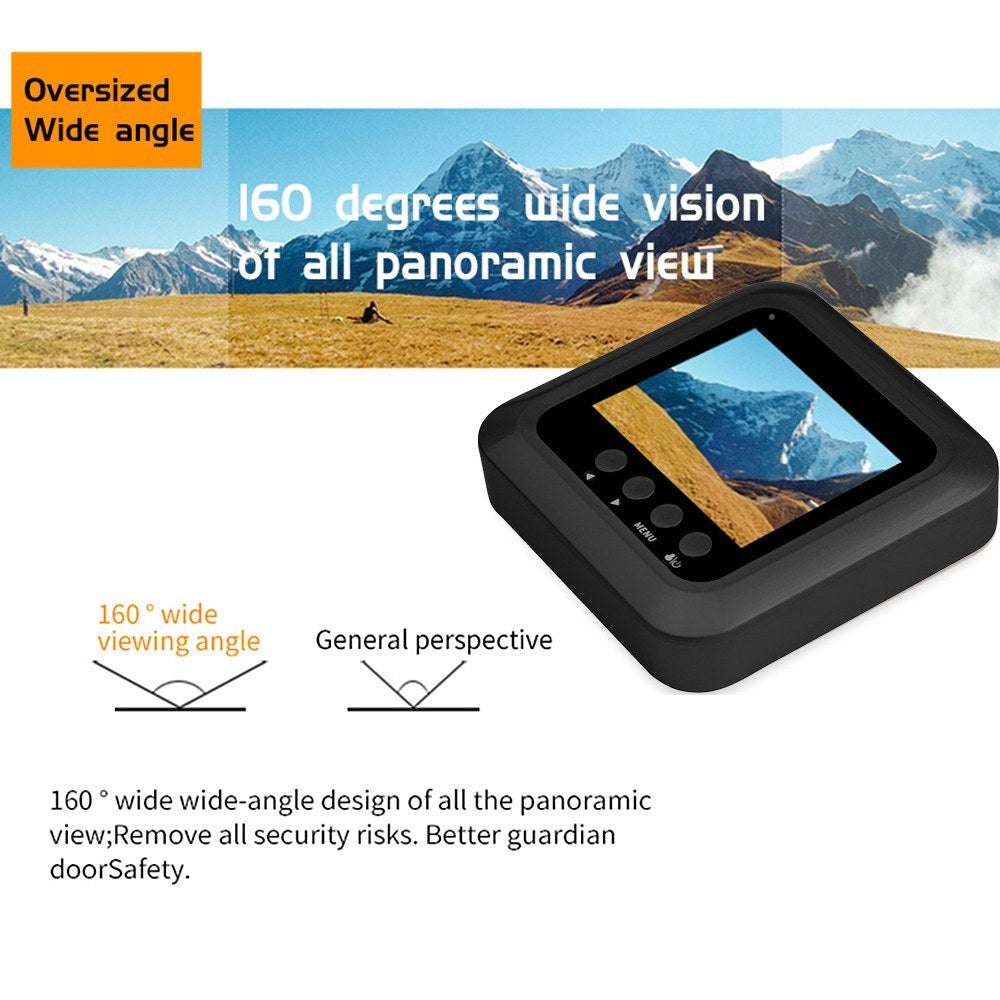 High-Definition 2.4-Inch Smart Video Door Viewer with IR Night Vision & Motion Detection