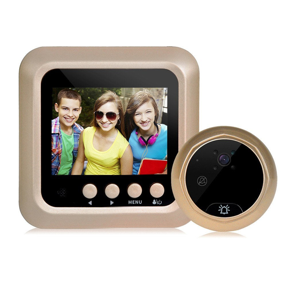 High-Definition 2.4-Inch Smart Video Door Viewer with IR Night Vision & Motion Detection
